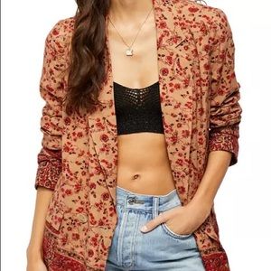 Free People Bellflower Blazer Jacket